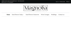 Desktop Screenshot of magnoliaflowers.net.au